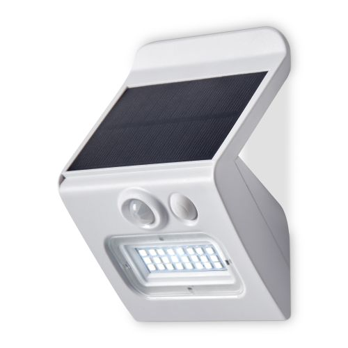 Светильник ландшафтный Voltega Motus  IP65 L3W белый LEDх3 9,7x12,3x4,6 см солнечная батарея, изображение