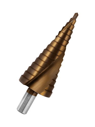 Сверло ступенчатое VERTEXTOOLS кобальт р6м5к5 4х32 мм, фото