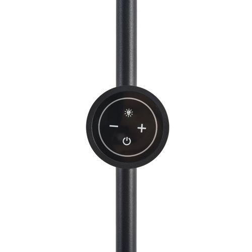 Светильник настенный с диммером Ledio LED 12W 3000-7000K 220V Bram металл черный, детальное фото