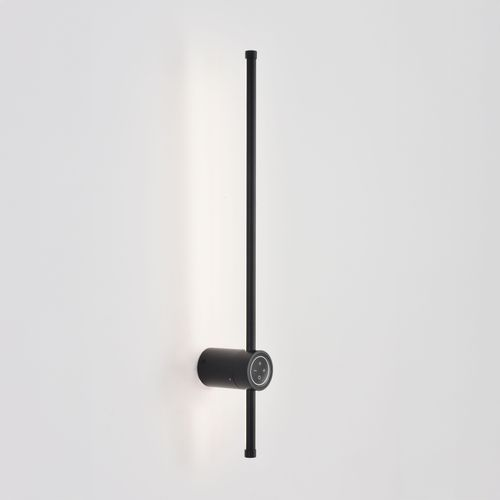 Светильник настенный с диммером Ledio LED 12W 3000-7000K 220V Bram металл черный, фото