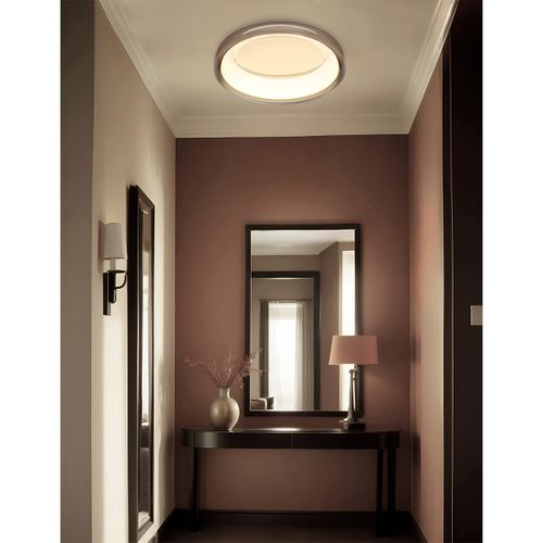 Светильник PORTMAN пластик/белый/серый LED 76Вт 3000/4000/6000К IP43 D500, детальное фото