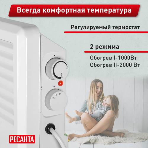 Конвектор электрический Ресанта ОК-2000, фотография