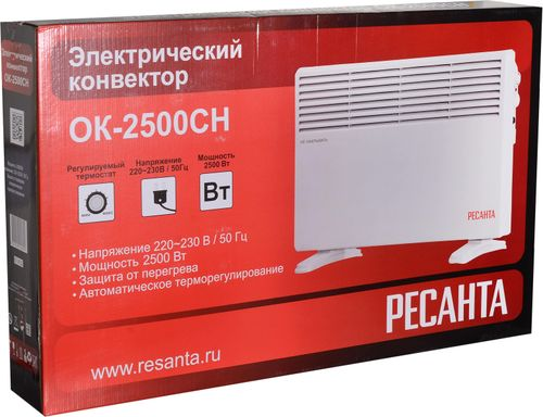 Конвектор электрический Ресанта ОК-2500СН 2,5 кВт, изображение