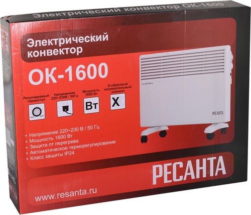 Конвектор электрический Ресанта ОК-1600, картинка