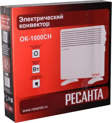 Конвектор электрический Ресанта ОК-1000СН 1 кВт, вид