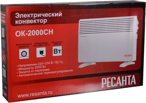 Конвектор электрический Ресанта ОК-2000СН 2 кВт, фотография