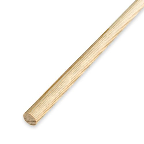 Круглый погонаж Timber&Style деревянный сращенный хвоя Экстра 15х15х1000 мм, картинка