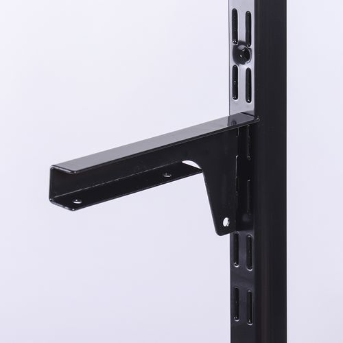 Кронштейны для полки Larvij L9096BL черные 163x18x70 мм 2 шт, вид
