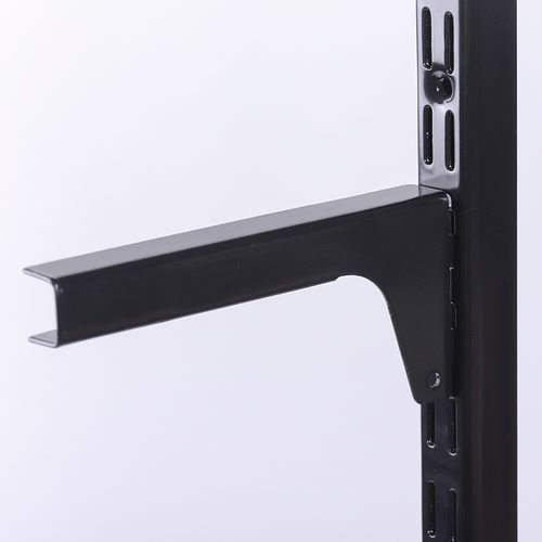 Кронштейны для полки Larvij L9096BL черные 163x18x70 мм 2 шт, изображение