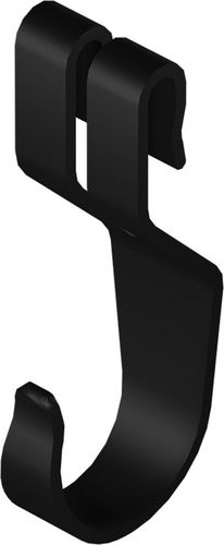 Крючок для одежды Larvij L9709BL черный 80x30x23 мм 2 шт, детальное фото