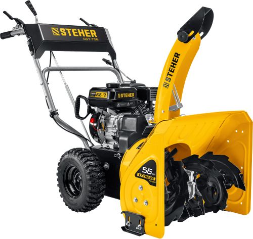 Снегоуборщик бензиновый STEHER Extrem GST-756 7 л.с. 56 см, крупный план