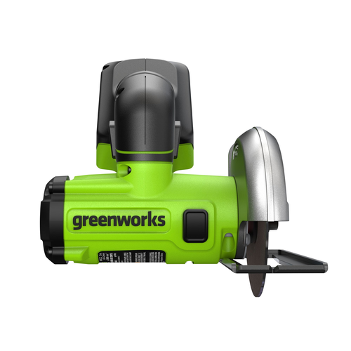 Угловая мини-шлифмашина аккумуляторная GREENWORKS GD24UCS 24V 1х2Ач ЗУ, картинка
