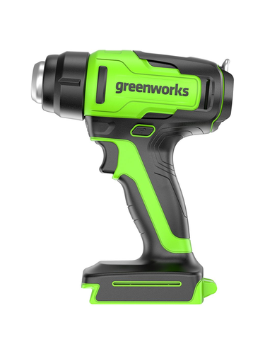 Строительный фен аккумуляторный GREENWORKS G24HG 24V 550°С 1х4Ач ЗУ, детальное фото