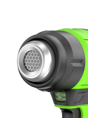 Строительный фен аккумуляторный GREENWORKS G24HG 24V 550°С 1х4Ач ЗУ, детальное фото