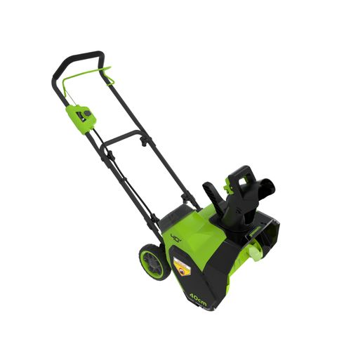 Снегоуборщик аккумуляторный Greenworks G40ST40 2603607UG 40В 40 см с 1хАКБ 5 Ач и ЗУ, картинка