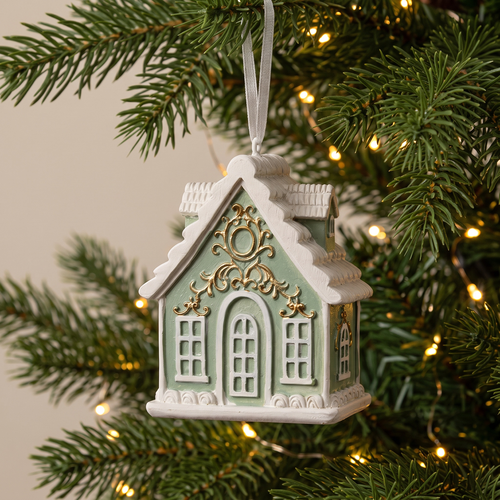 Украшение ErichKrause Decor лес, Домик, 6х4х7см, изображение