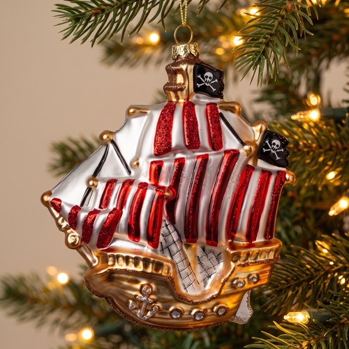 Украшение ErichKrause Decor классика, Пиратский корабль, 11х4х12см, вид