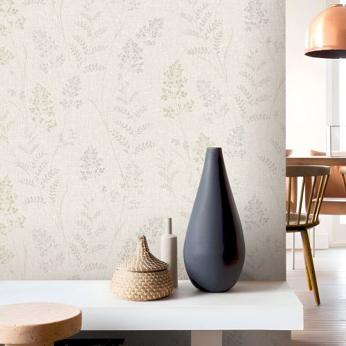 Виниловые обои Erismann Vasilisa 60900-04 бежевые 10,05 x 1,06 м, фото