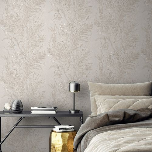 Виниловые обои Erismann E-Design Fiorel 60997-03 бежевые 10,05 x 1,06 м, изображение