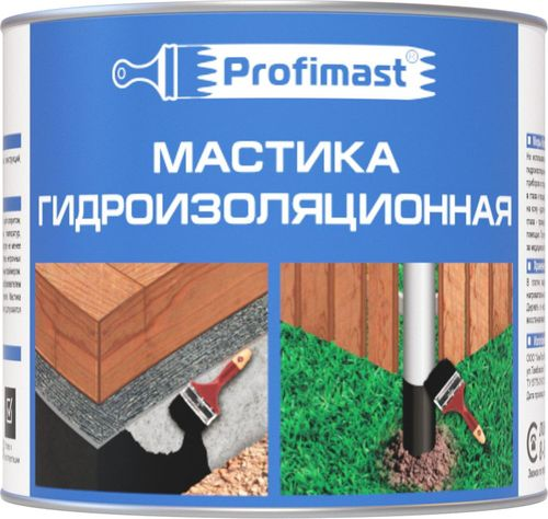 Мастика битумная Profimast 1,8 кг 2 л, детальное фото