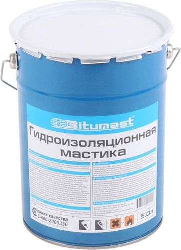 Мастика битумная Bitumast 5,0 л, картинка