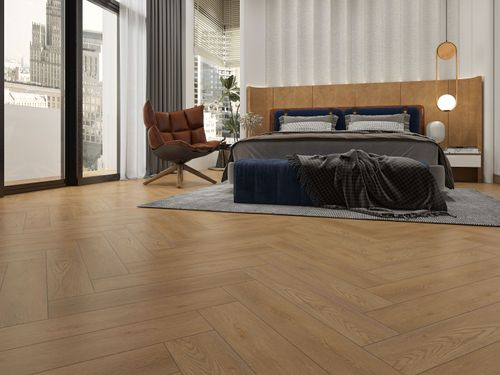 Кварцвиниловая плитка SPC NATISSTON UNIQUE GJENDE 34 класс 4 мм 1,95 м², крупный план