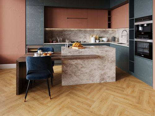 Кварцвиниловая плитка SPC NATISSTON UNIQUE VARM 34 класс 4 мм 1,95 м², фотография