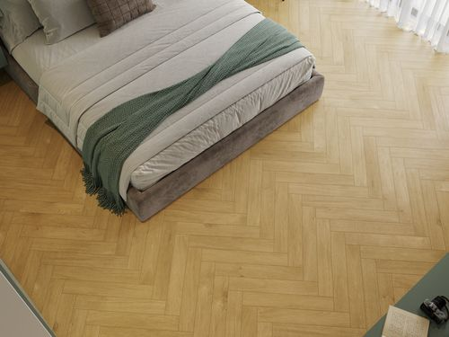 Ламинат NORLAND HERRINGBONE ELEGANT ДУБ МАЛЬТА 33 класс 8 мм 1,92 м², крупный план