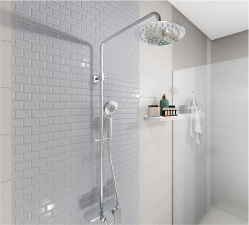 Мозаика Staro Крbrick белый 28,8X29,4 см 1 шт., фотография