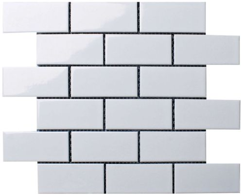 Мозаика Staro Крbrick белый 28,8X29,4 см 1 шт., изображение
