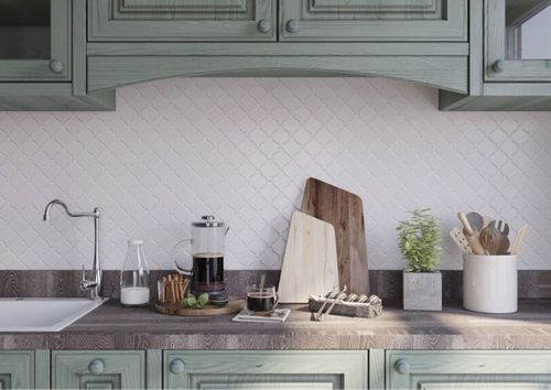 Мозаика Staro Крlatern белый 24,6X28 см 1 шт., картинка
