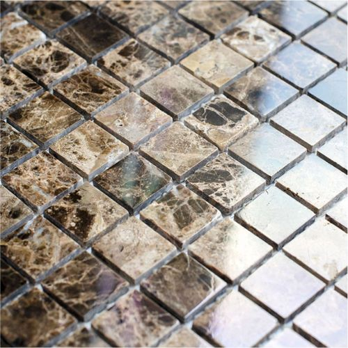 Мозаика Staro Мрwild Stone темно-коричневый 30,5X30,5 см 1 шт., вид