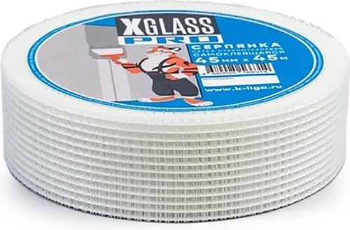 Малярно-штукатурная лента X-Glass Pro 45 мм х 90 м, вид