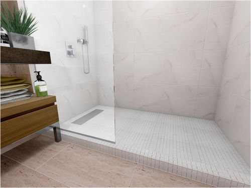 Мозаика Staro Стantislip белый 31,7X31,7 см 1 шт., крупный план