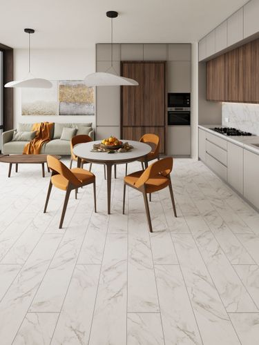 Ламинат EGGER HOME AQUA PLUS Мрамор Кристалл 33 класс 8 мм 2,542 м², вид