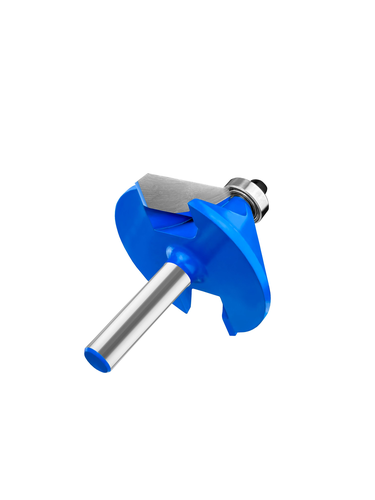 Фреза кромочная конусная VERTEXTOOLS с подшипником хвостовик- 8мм, d-50,8мм, h-27мм, а°- 45°, b-26,8мм, l-65,3мм, фотография