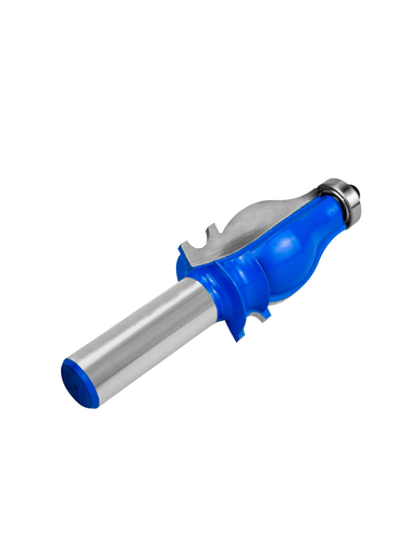 Фреза кромочная VERTEXTOOLS фигурная с подшипником хвост - 12мм, d-25,4мм, h-41мм, r-3,17мм, l-85мм, изображение