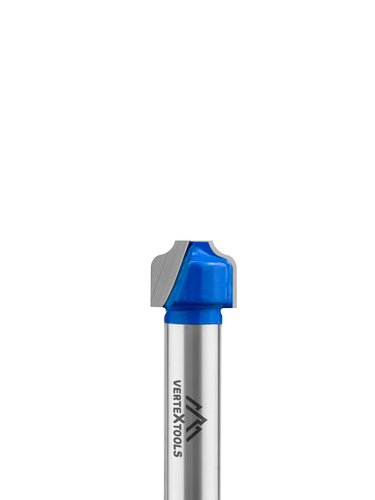 Фреза пазовая VERTEXTOOLS фасонная хвостовик - 8мм, d-12мм, h-10мм ,r-1,98мм, l-41,5мм, фотография