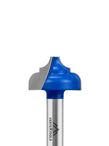 Фреза пазовая VERTEXTOOLS фасонная хвостовик - 8мм, d-25мм, h-15мм, r-5мм, l-50мм, детальное фото
