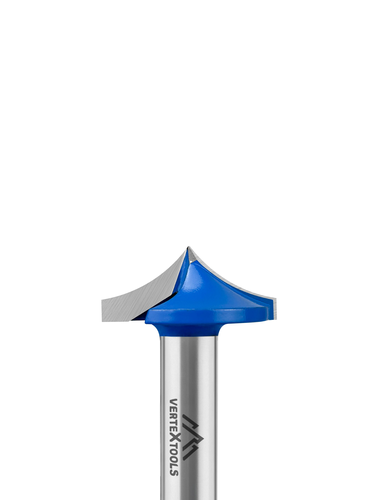 Фреза пазовая VERTEXTOOLS фасонная хвостовик - 8мм, d-22мм, h-9мм, r-20мм, l-44мм, детальное фото