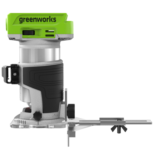 Фрезер кромочный аккумуляторный GREENWORKS G24RO 24V бесщеточный 10000-30000 об/мин 1х2Ач ЗУ, вид