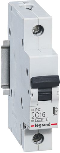 Автоматический выключатель Legrand RX3 1Р C16 А 4,5кА, фото