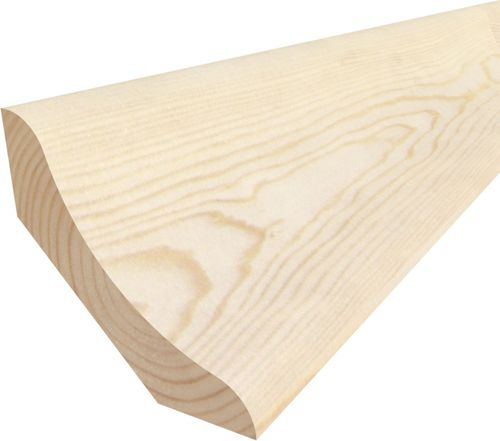 Напольный плинтус Timber&Style массив дерева 1000x50x12 мм коричневый, картинка