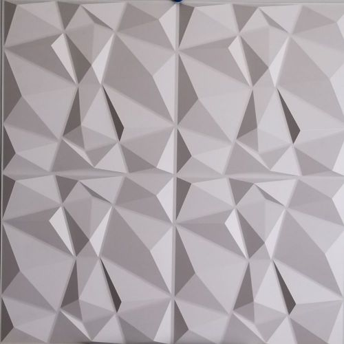 Панель 3D ПВХ листовая Алмаз 595х595х1 мм, картинка
