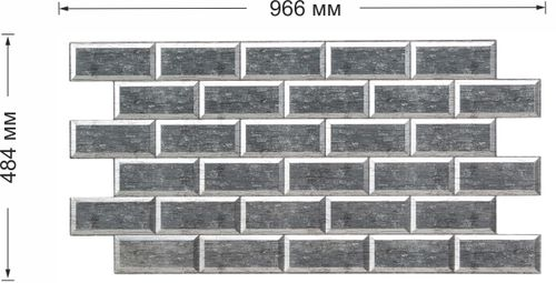 Панель листовая пвх бел.платан 962X484 ММ, вид