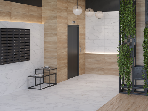 Плитка Gracia Ceramica Marble белый 30X90 см 1,35 м², детальное фото