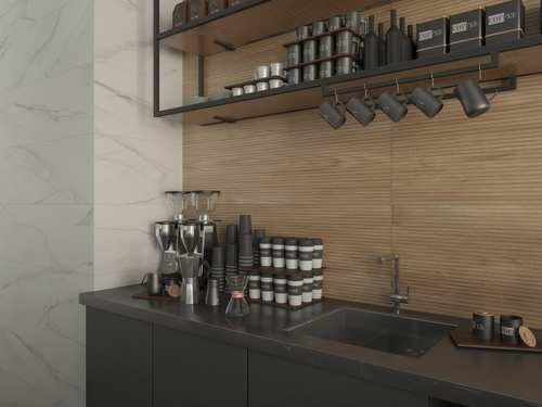 Плитка Gracia Ceramica Aspen бежевый 30X90 см 1,35 м², крупный план