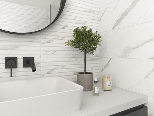 Плитка Gracia Ceramica Sputnik белый 25X60 см 1,2 м², детальное фото