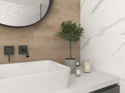 Плитка Gracia Ceramica Sputnik белый 25X60 см 1,2 м², фотография
