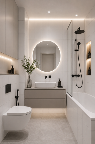 Плитка Axima Стена белая 20X30 см 1,44 м², фотография